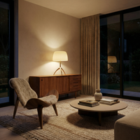 Lampe de bureau tripode en verre coloré moderne – Triolux