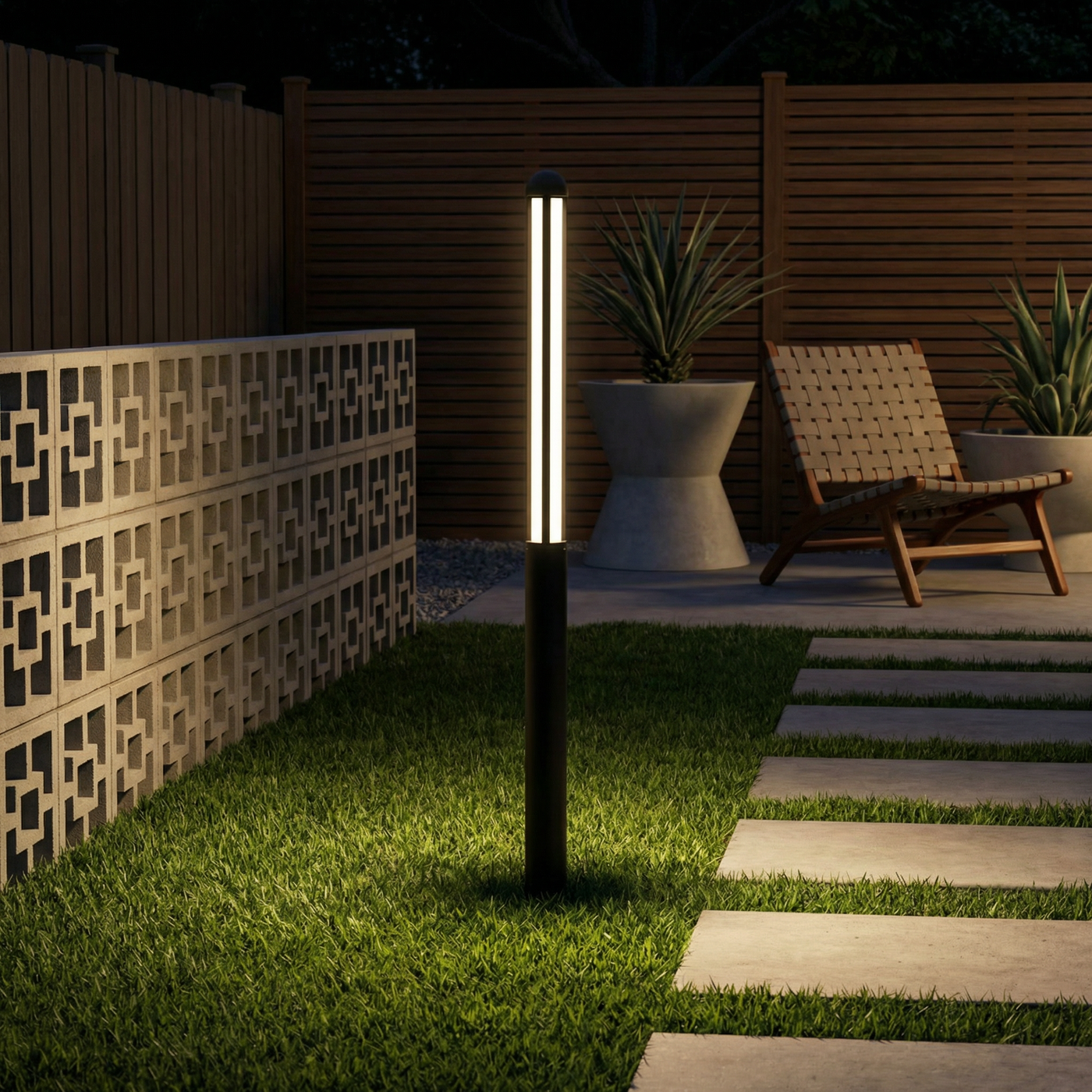 Lampadaire extérieur en aluminium LED étanche – Arcluminis