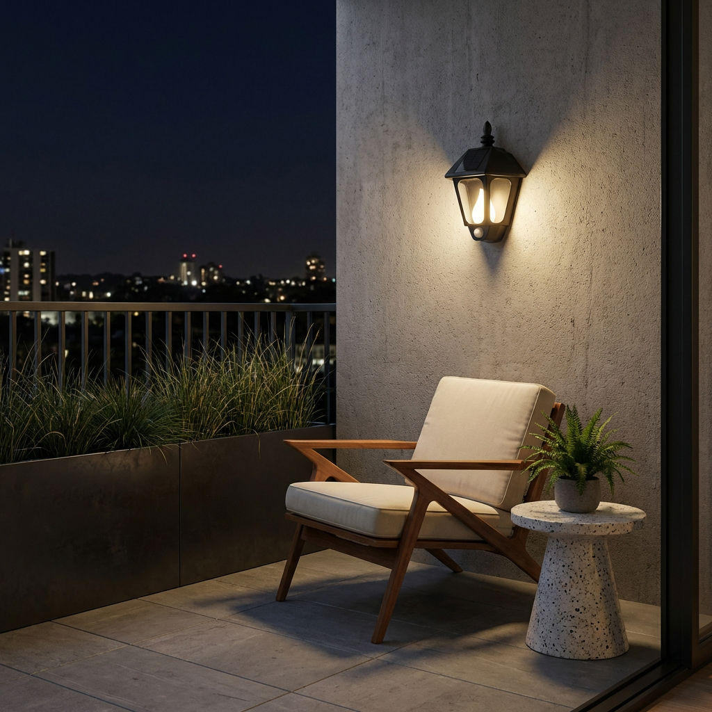 Applique Extérieure Épurée en Aluminium Noir – Obsynox