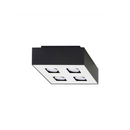 Minimalist Black Square 4-Spot Ceiling Light – Orphéon