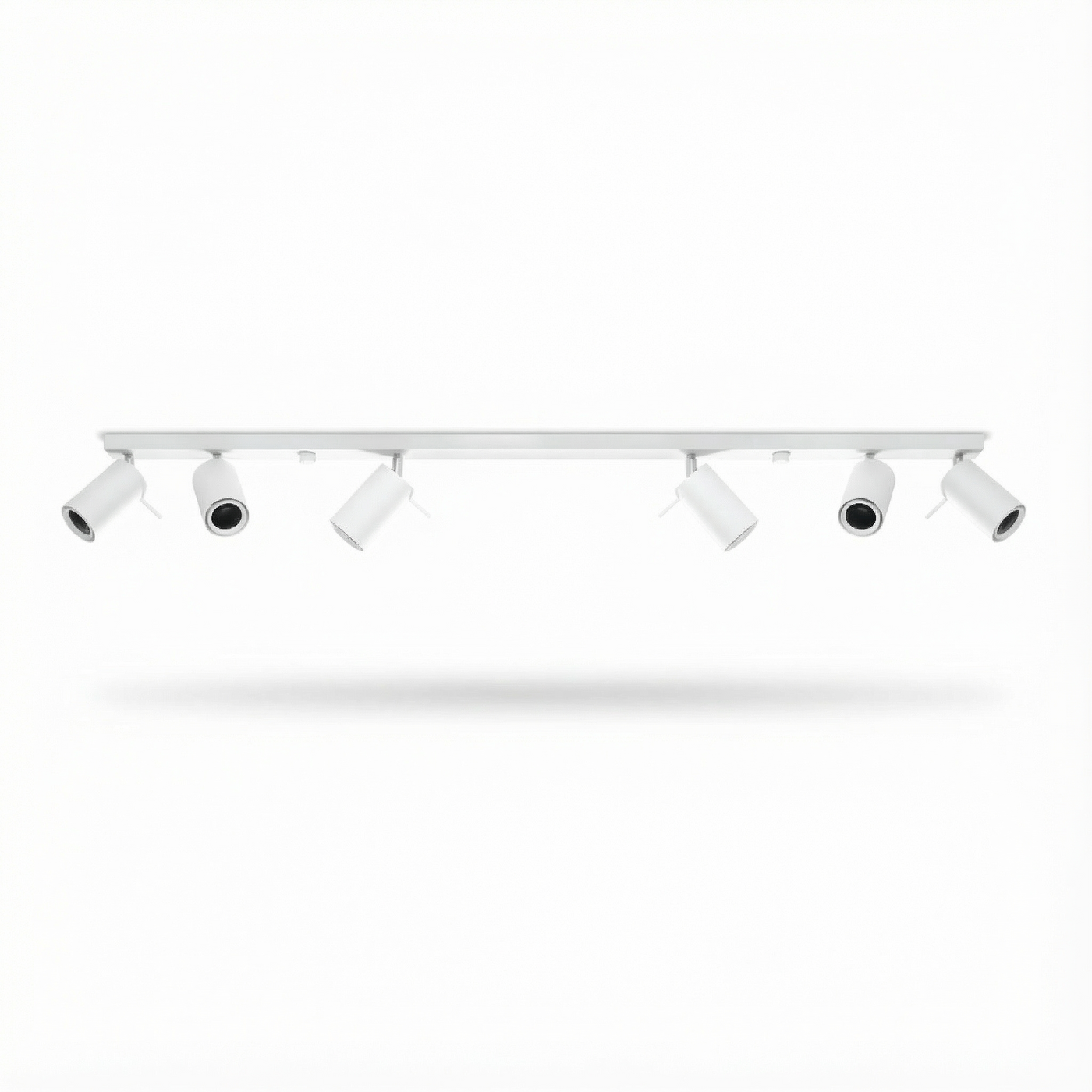 Plafonnier blanc moderne 6 spots orientables – Modèle Arvella