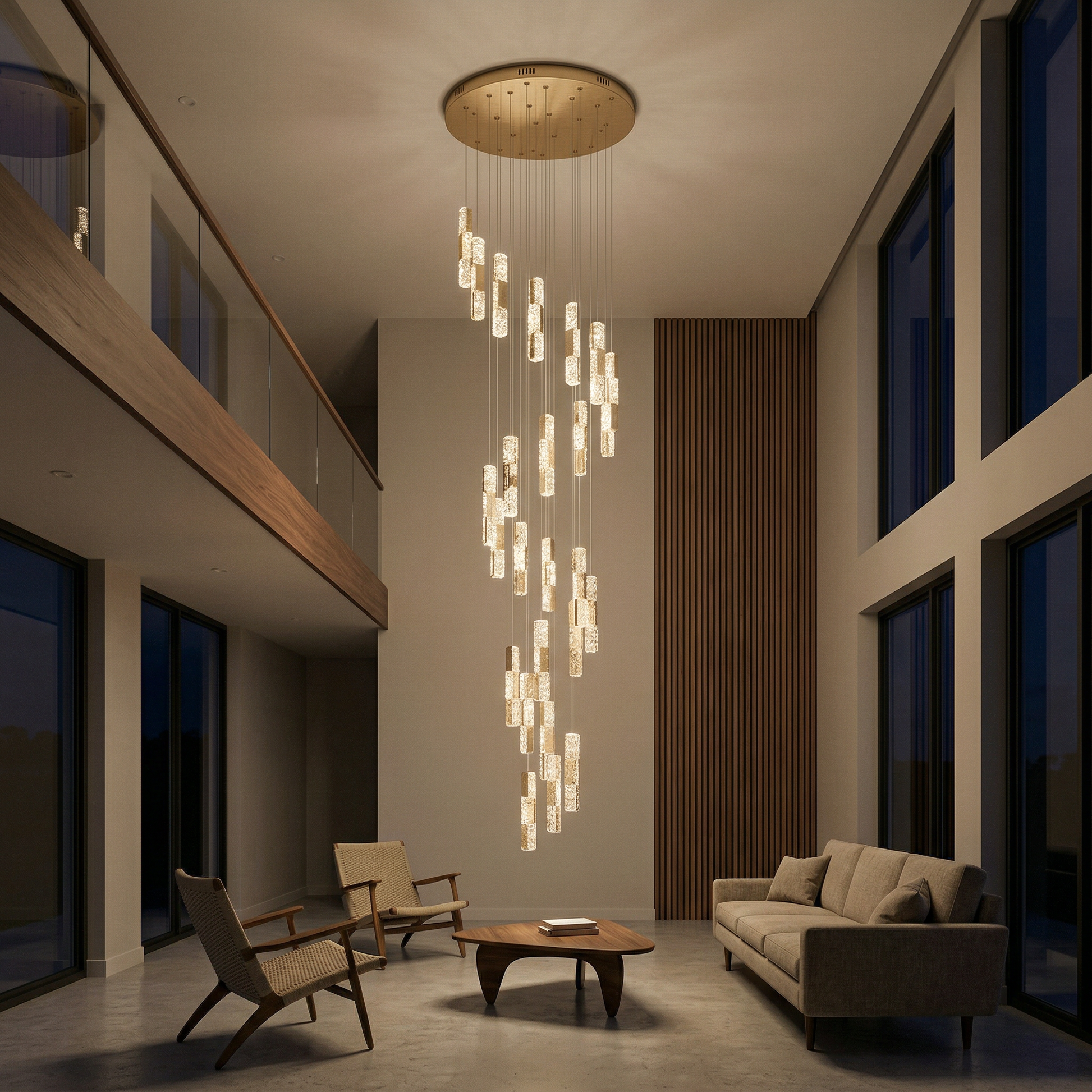 Lustre Cristaria vue détail | Luxarmonie