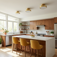 Plafonnier en cuivre moderne pour salon – Aurorine