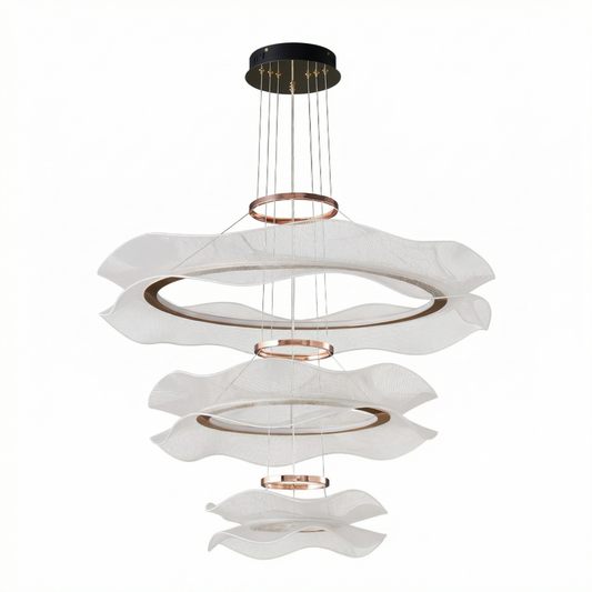 Suspension LED moderne en acrylique pour salon – Célino