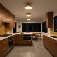 Plafonnier en cuivre moderne pour salon – Aurorine