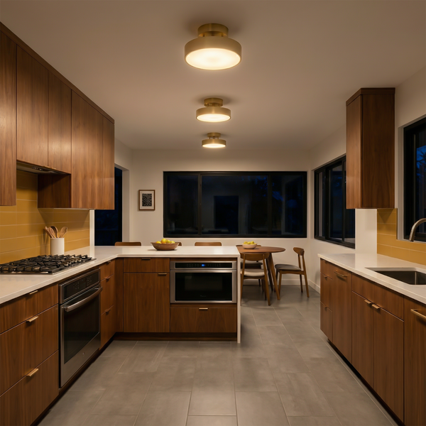 Plafonnier en cuivre moderne pour salon – Aurorine