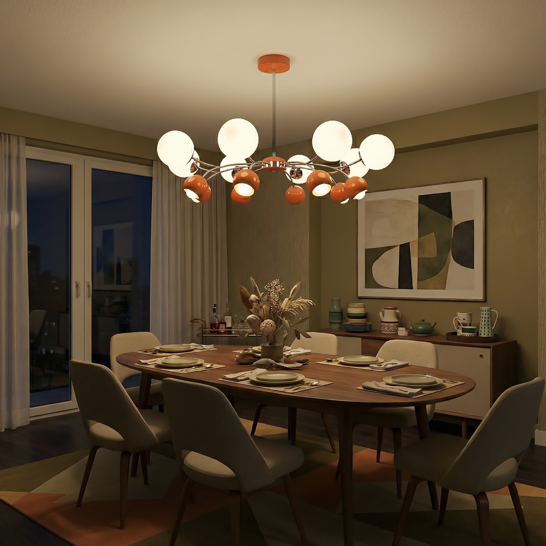 Plafonnier Vent Solaire vue détail | Luxarmonie