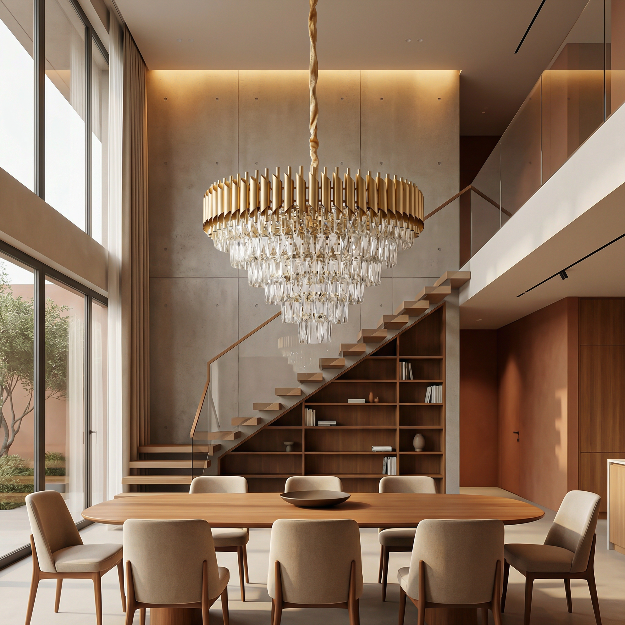 Plafonnier Orchidée vue ambiance | Luxarmonie