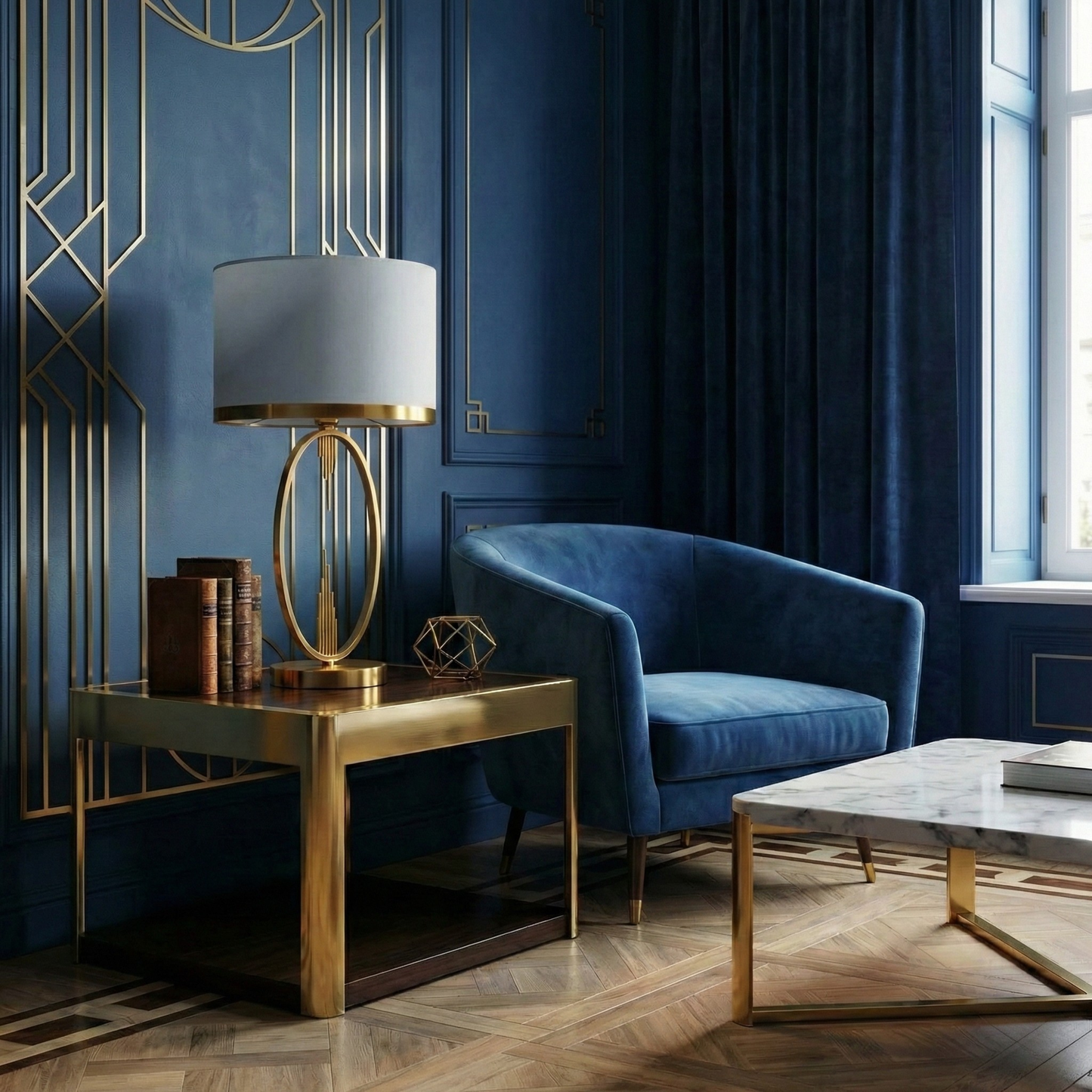 Lampe à poser Prestige vue ambiance | Luxarmonie