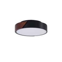 Plafonnier noir minimaliste pour salon et chambre – Noirceur