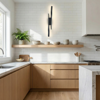 Applique murale moderne noire pour salon – Novaluces