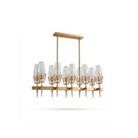 Plafonnier Laiton Brossé & Lumière Douce et Uniforme – Crépuscule