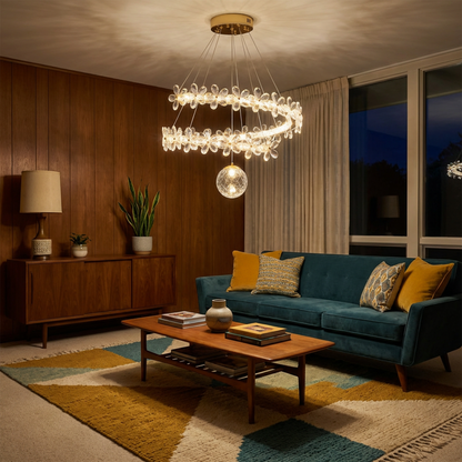 Soft Ceiling Light Fluid Curves Celestial Ambiance – Nuage