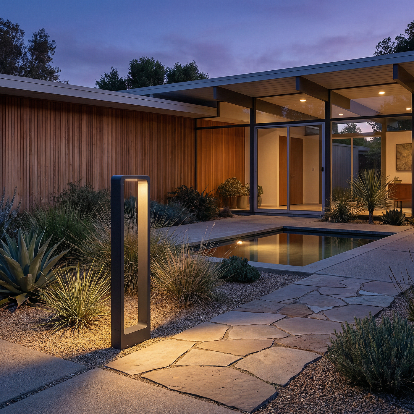 Lampes de jardin LED en aluminium étanche – Alumea