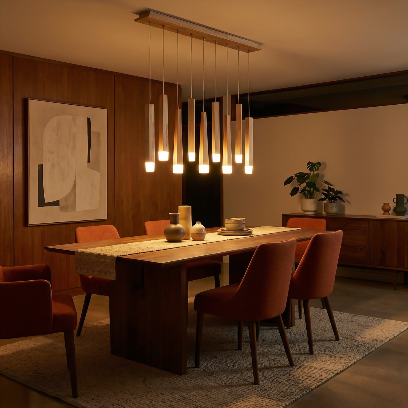 Suspension en bois nordique pour bars et restaurants – Armonie