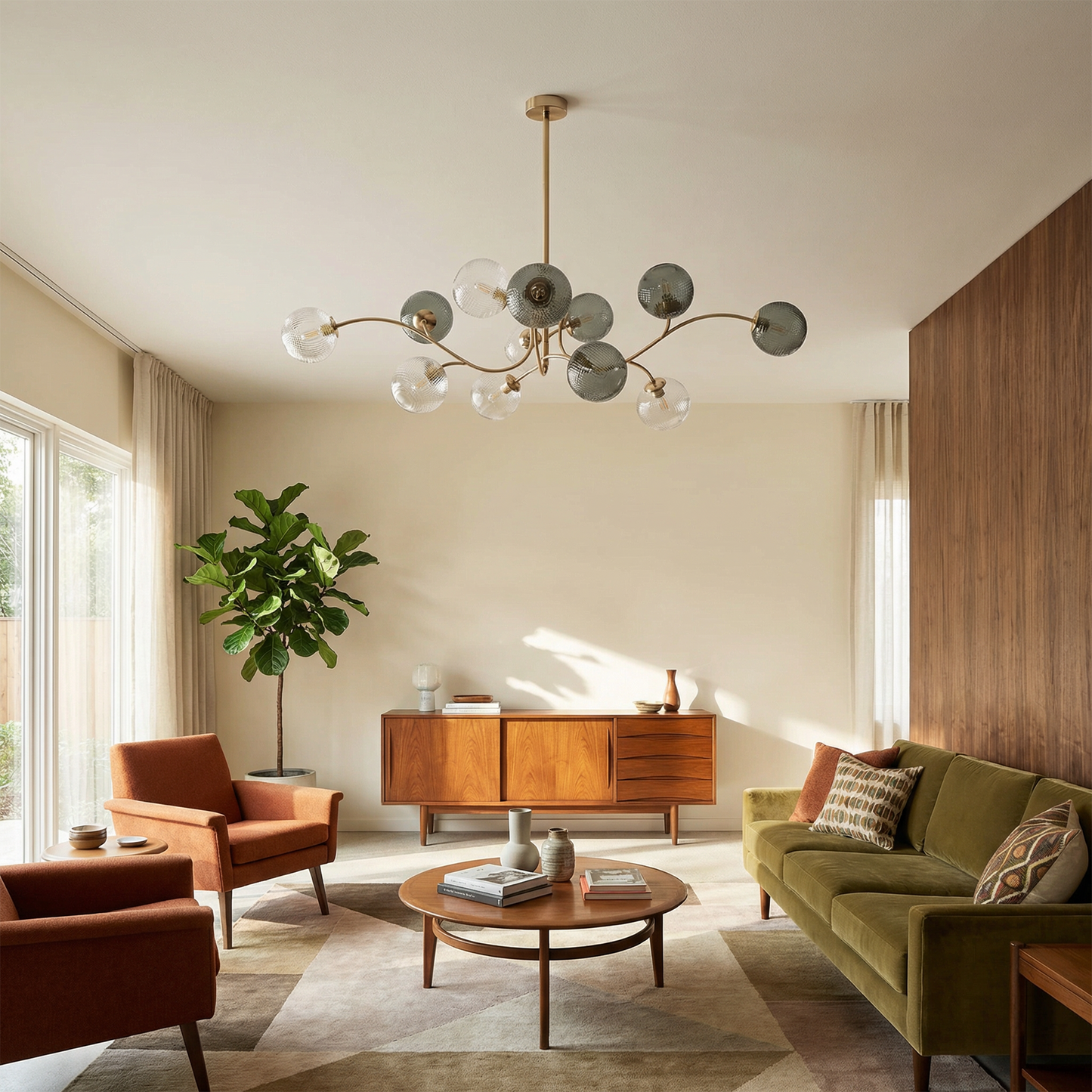 Plafonnier Axium vue ambiance | Luxarmonie