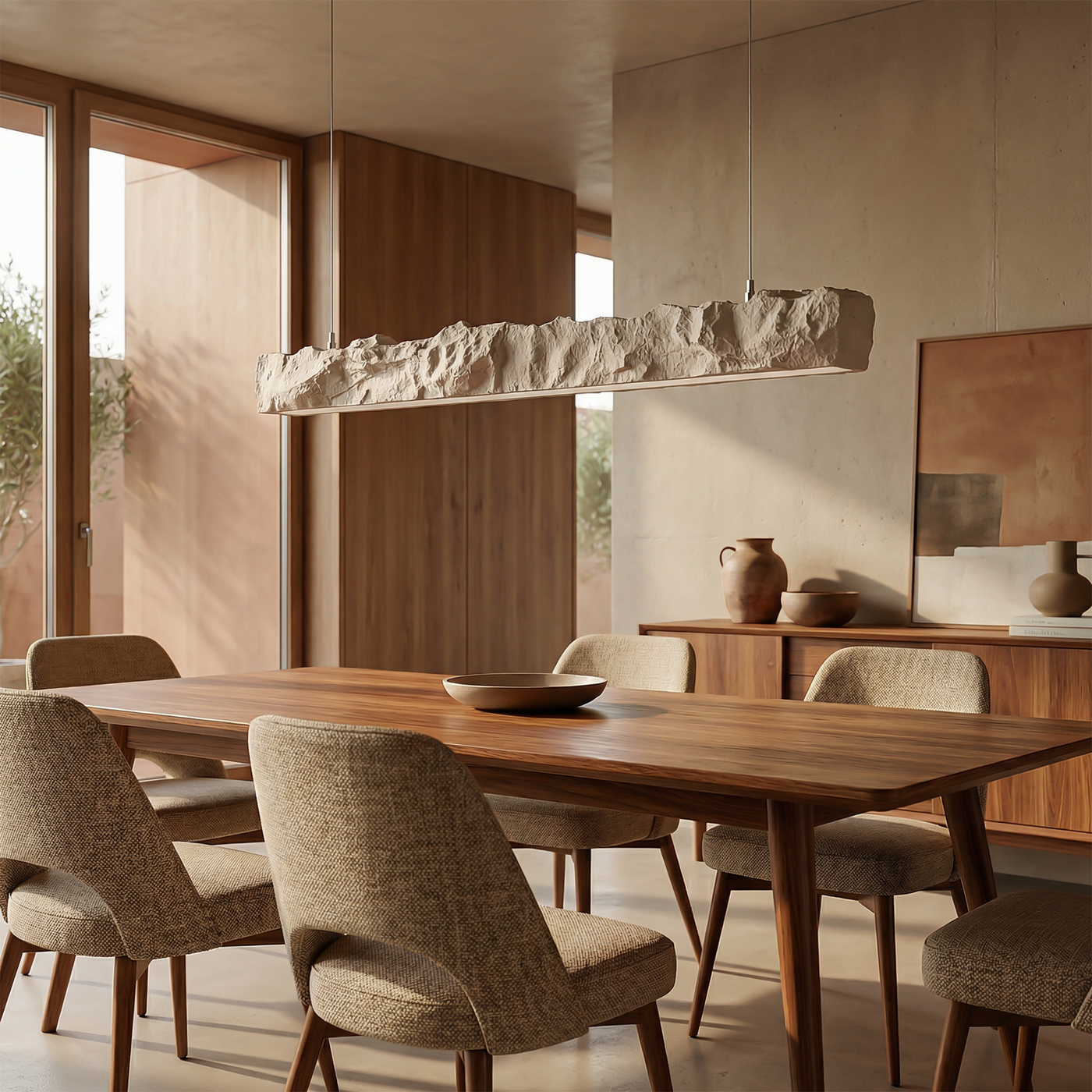 Suspension LED minimaliste nordique pour salle à manger – Aurobelle