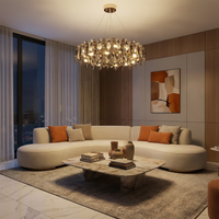 Suspension en cristal pour salon et chambre – Cristarôme