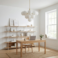 Lustre en Verre Nordique pour Salon – Silvoria