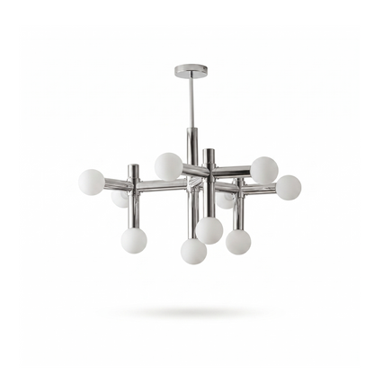 Lustre en Verre Style Nordique pour Salon – Seraphin