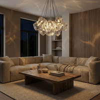 Suspension moderne en verre pour salle à manger – Célestine