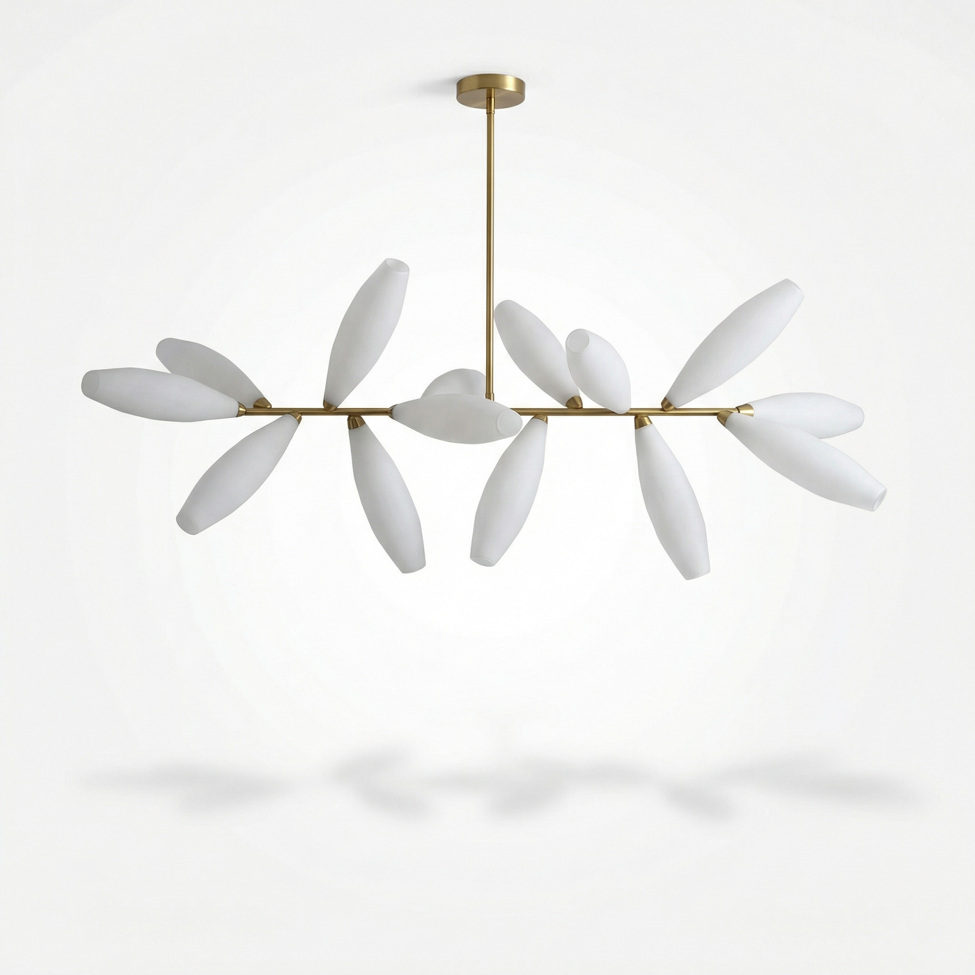 Suspension LED en verre design nordique pour salle à manger – Estelara