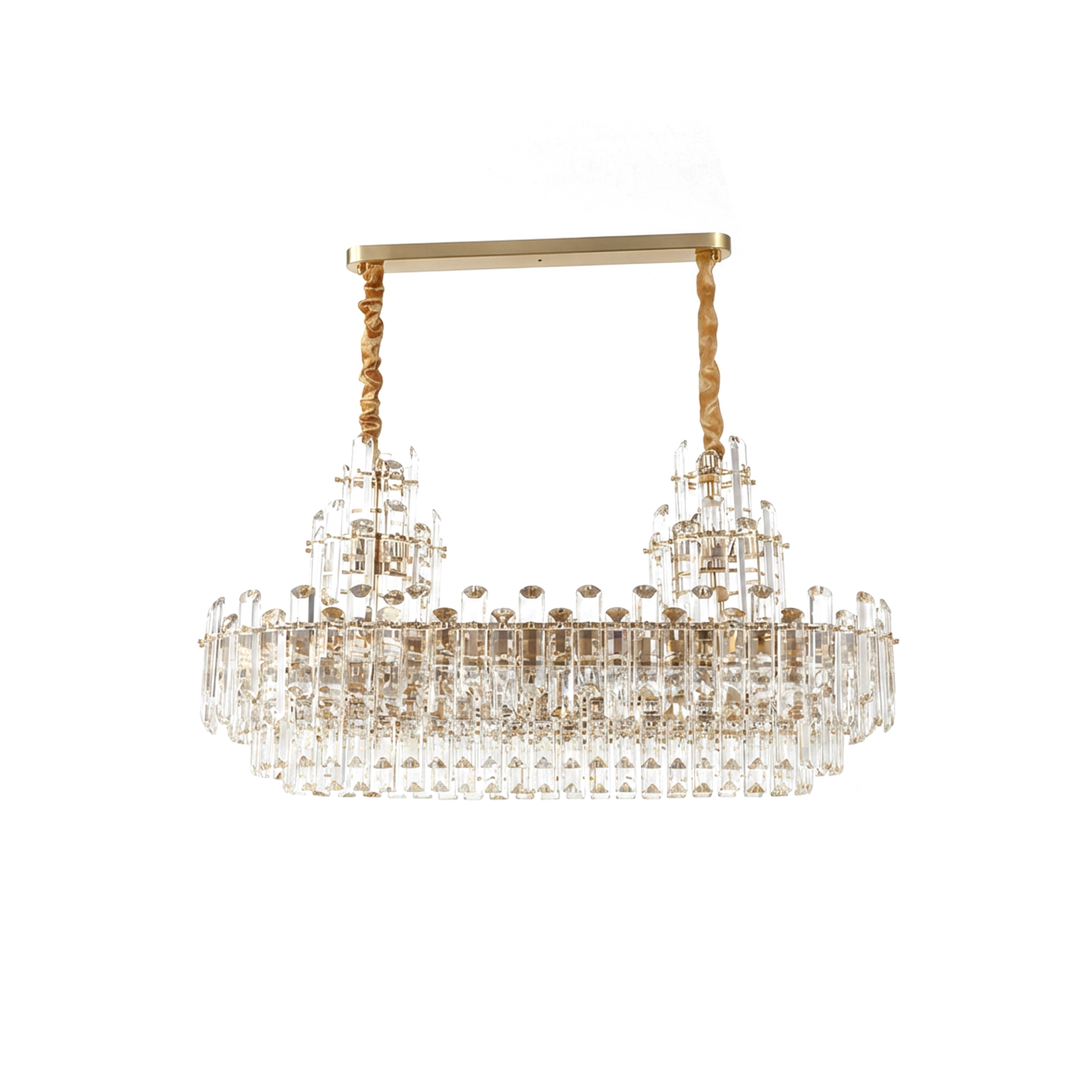 Lustre moderne en cristal pour duplex – Estellione