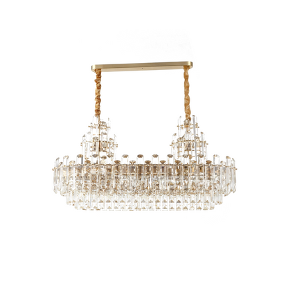 Lustre moderno em cristal para duplex – Estellione