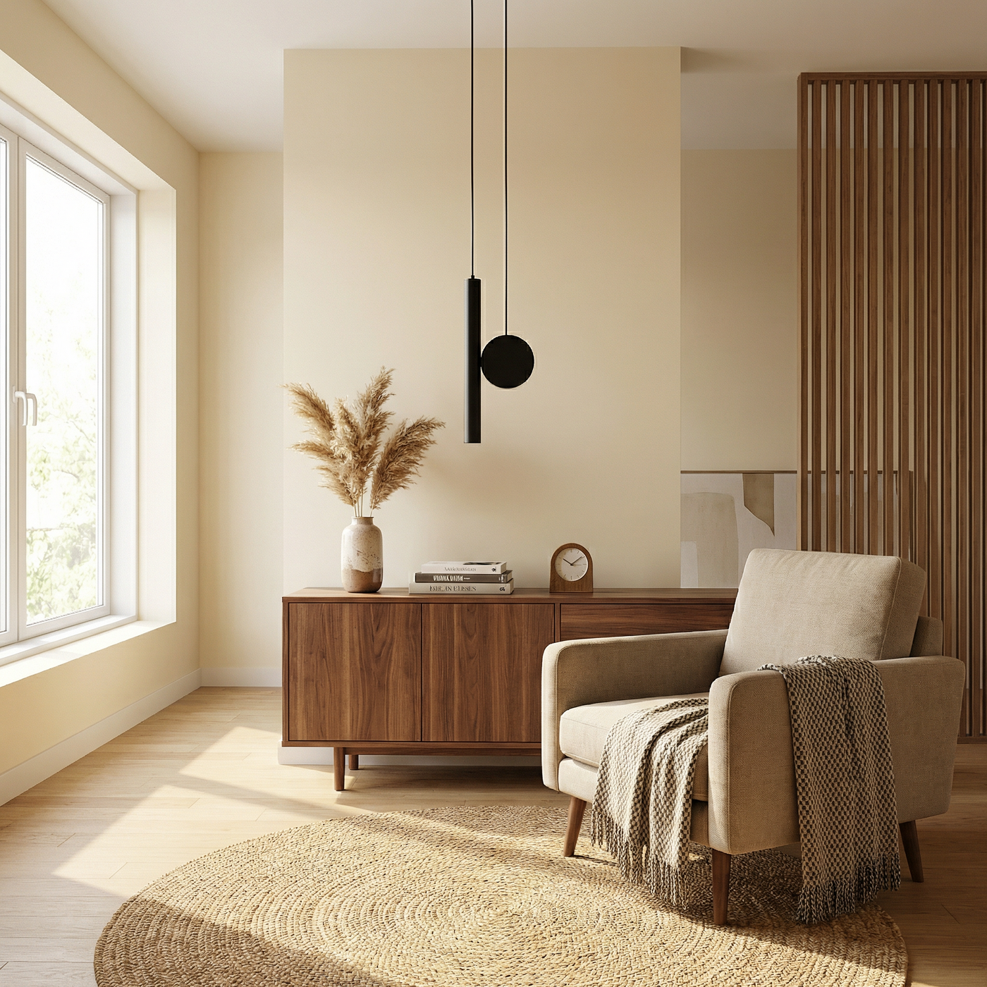 Suspension Moderne Ligne Fluide et Éclat Raffiné – Clarté Divine