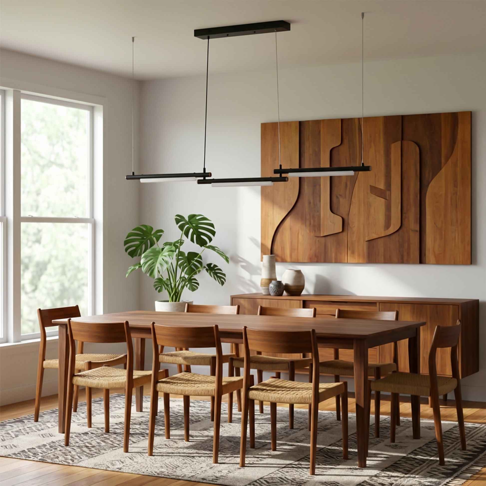 Lustre moderne en fer pour salon – Alastreon
