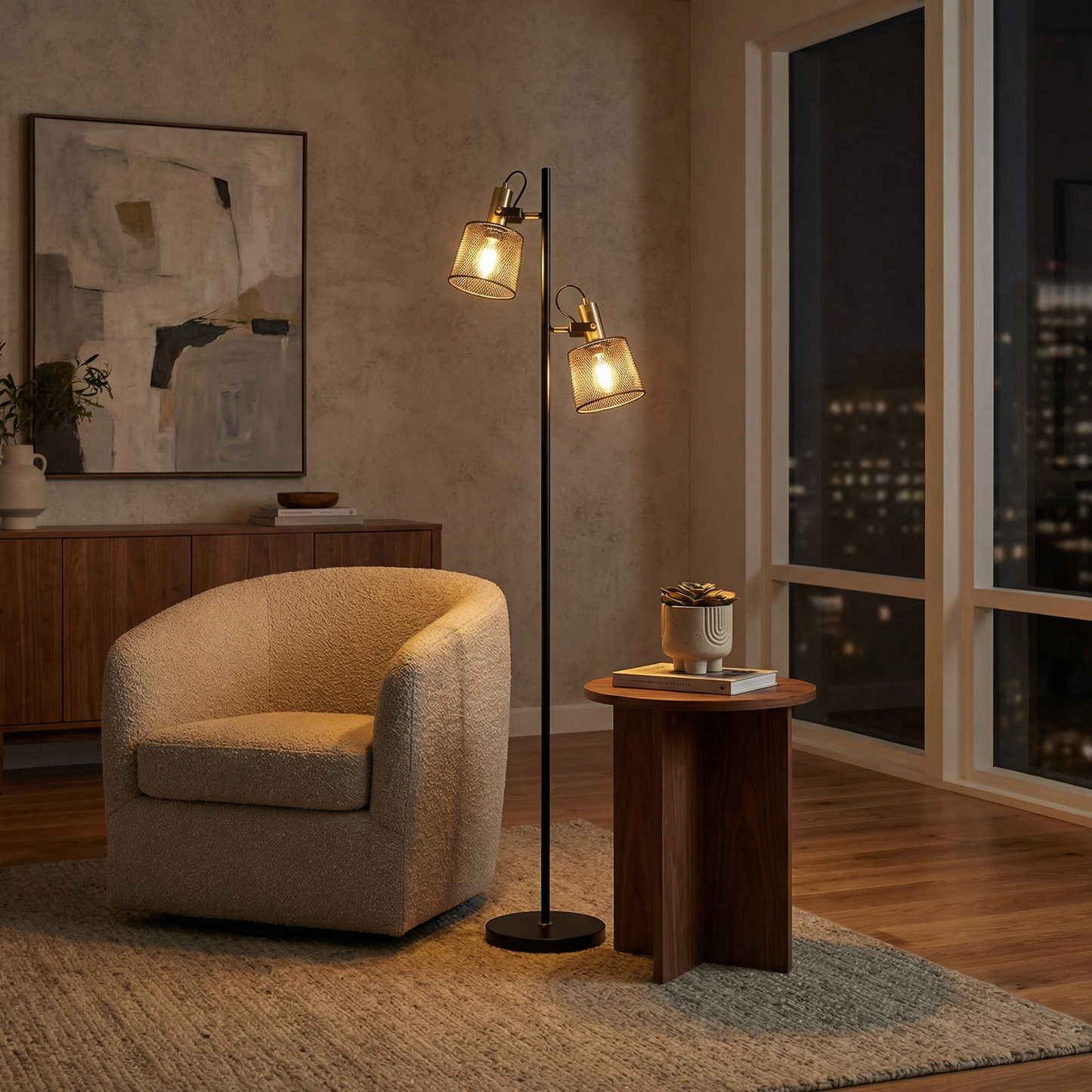Lampadaire Tavela vue détail | Luxarmonie