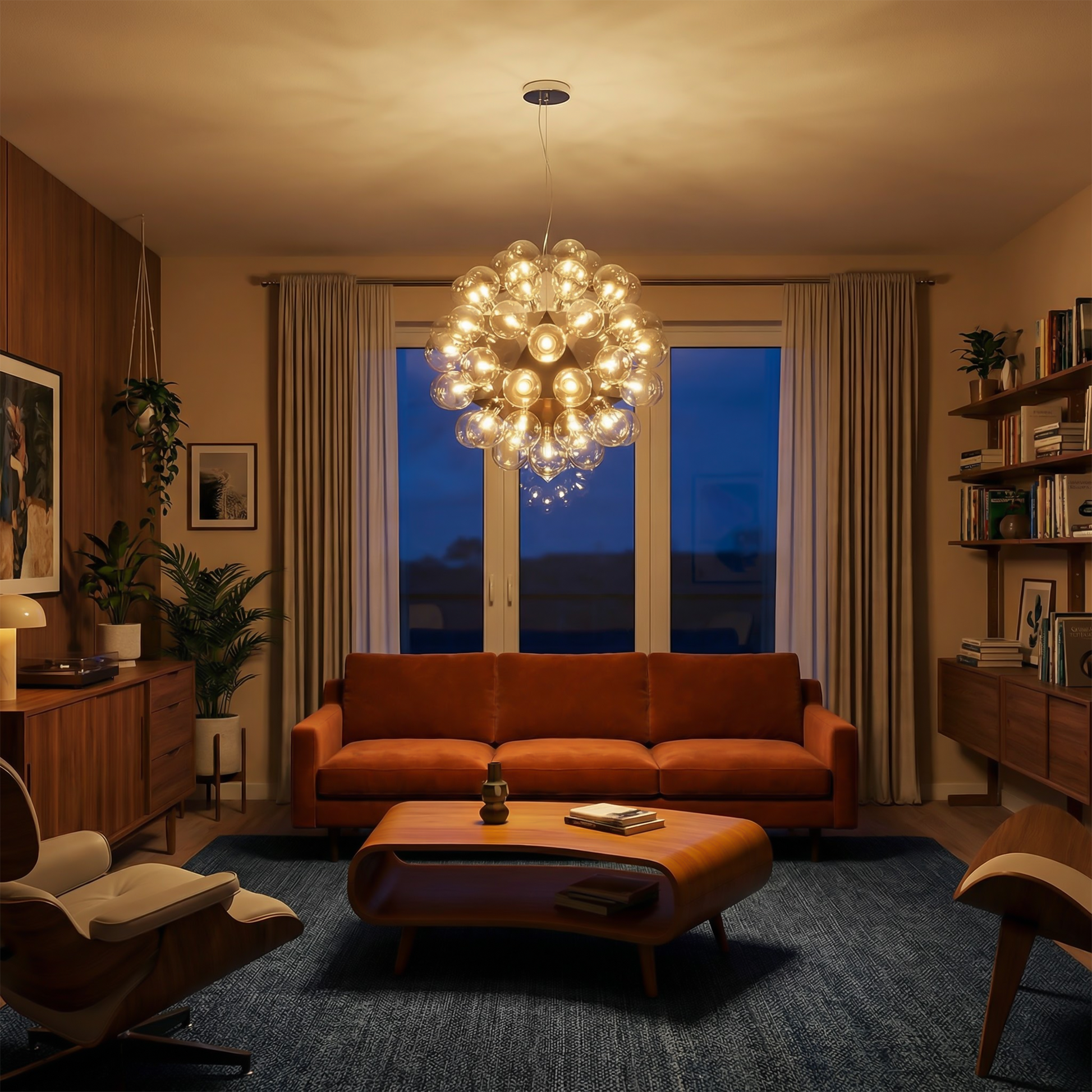 Suspension Bulle vue détail | Luxarmonie