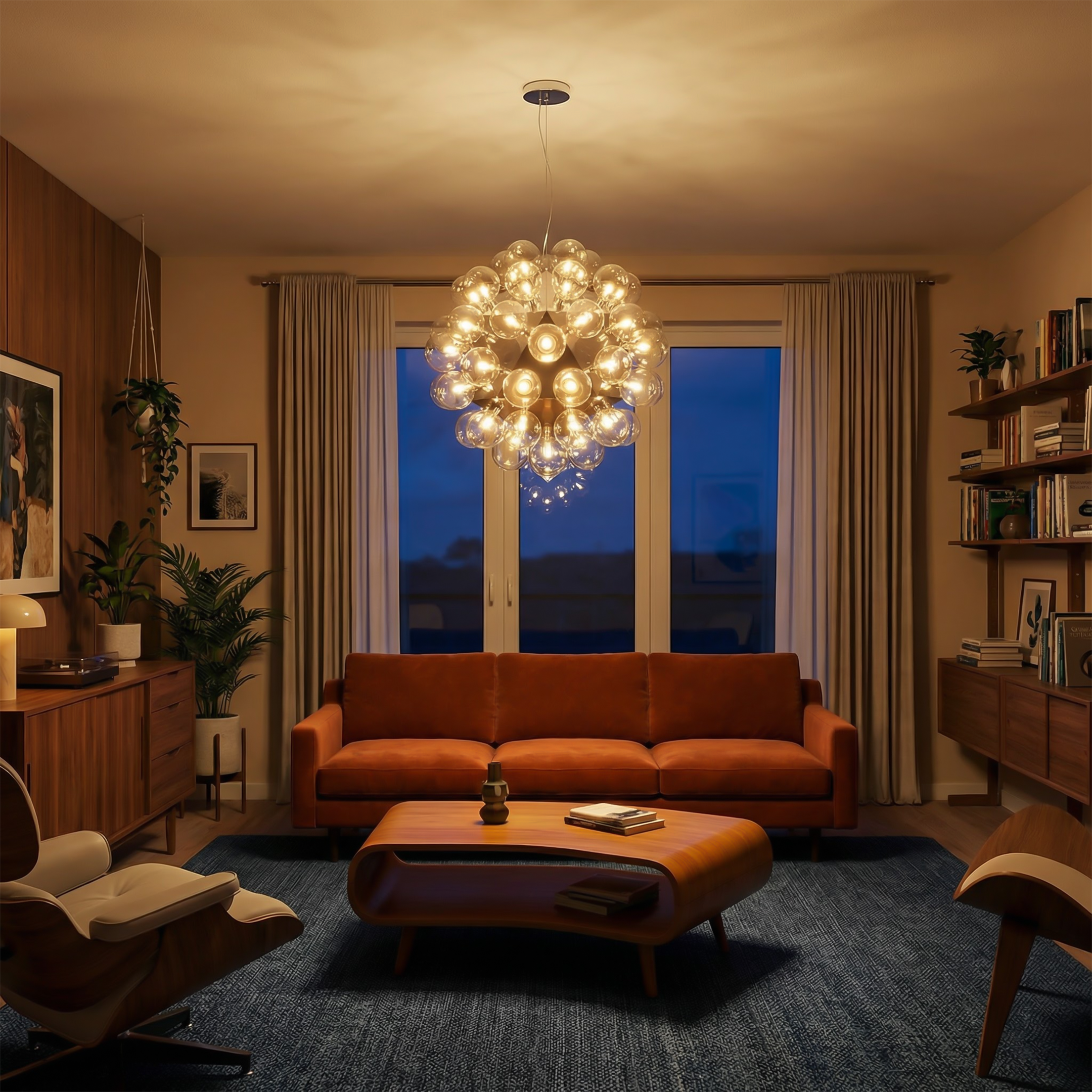 Suspension Bulle vue détail | Luxarmonie