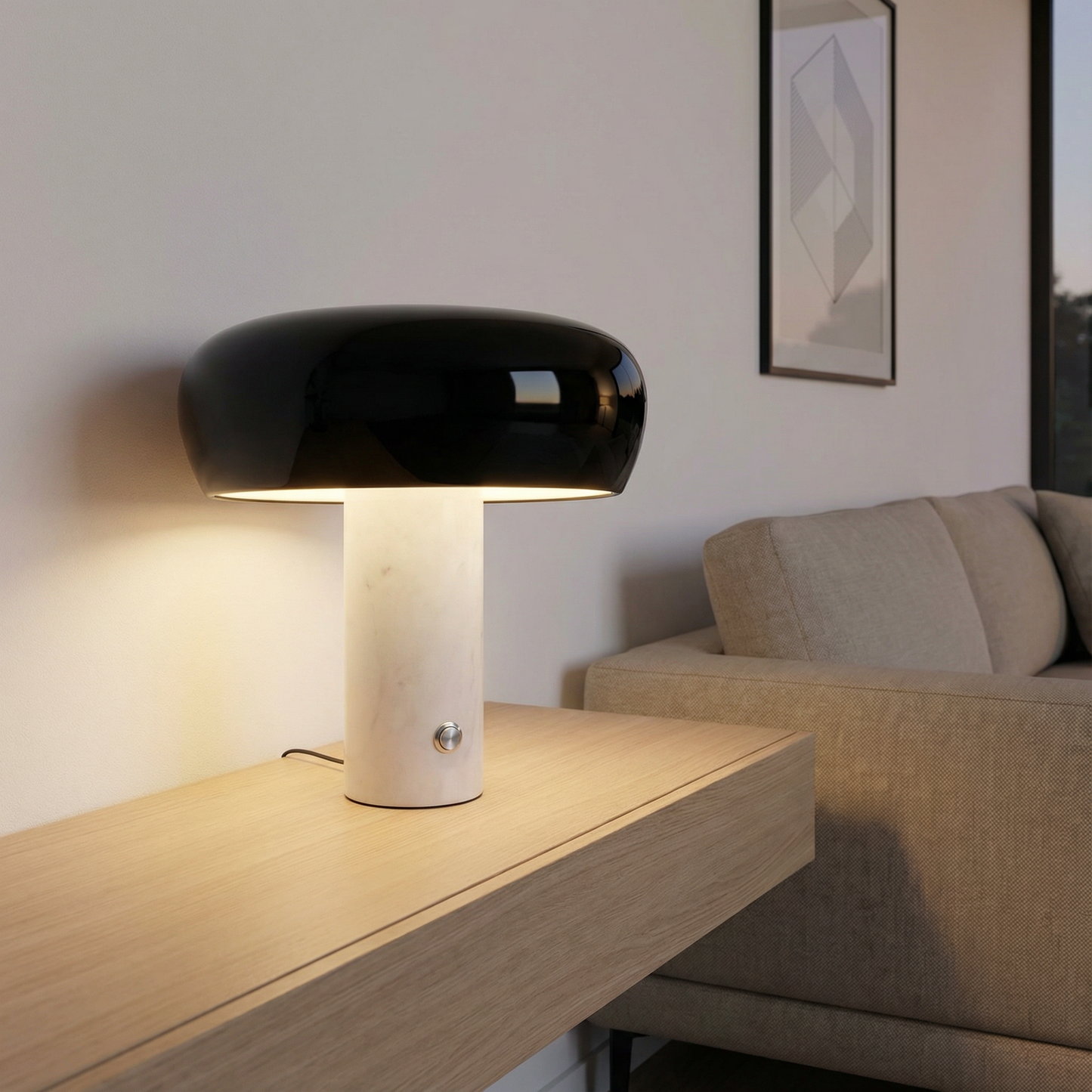 Lampe à poser Ovolis vue détail | Luxarmonie