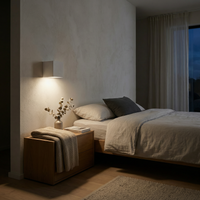 Applique murale céramique blanche moderne – modèle Aurelion