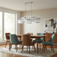 Suspension Cristal Moderne E14 pour Salle à Manger – Crystarène