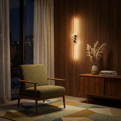 Sinuo Wall Sconce Detail View | Luxarmonie