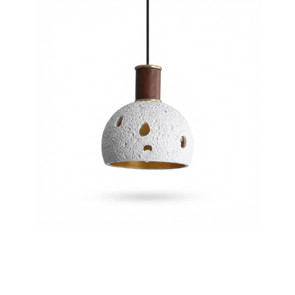 Suspension Sculpturale Finition Texturée Lumière Enveloppante – Halo