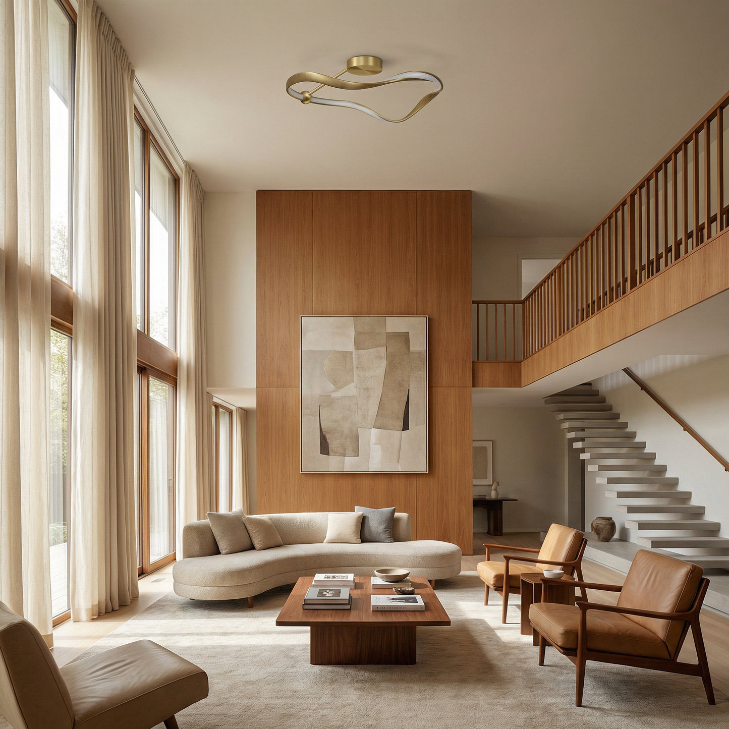 Lustre LED doré pour salons et chambres – Test