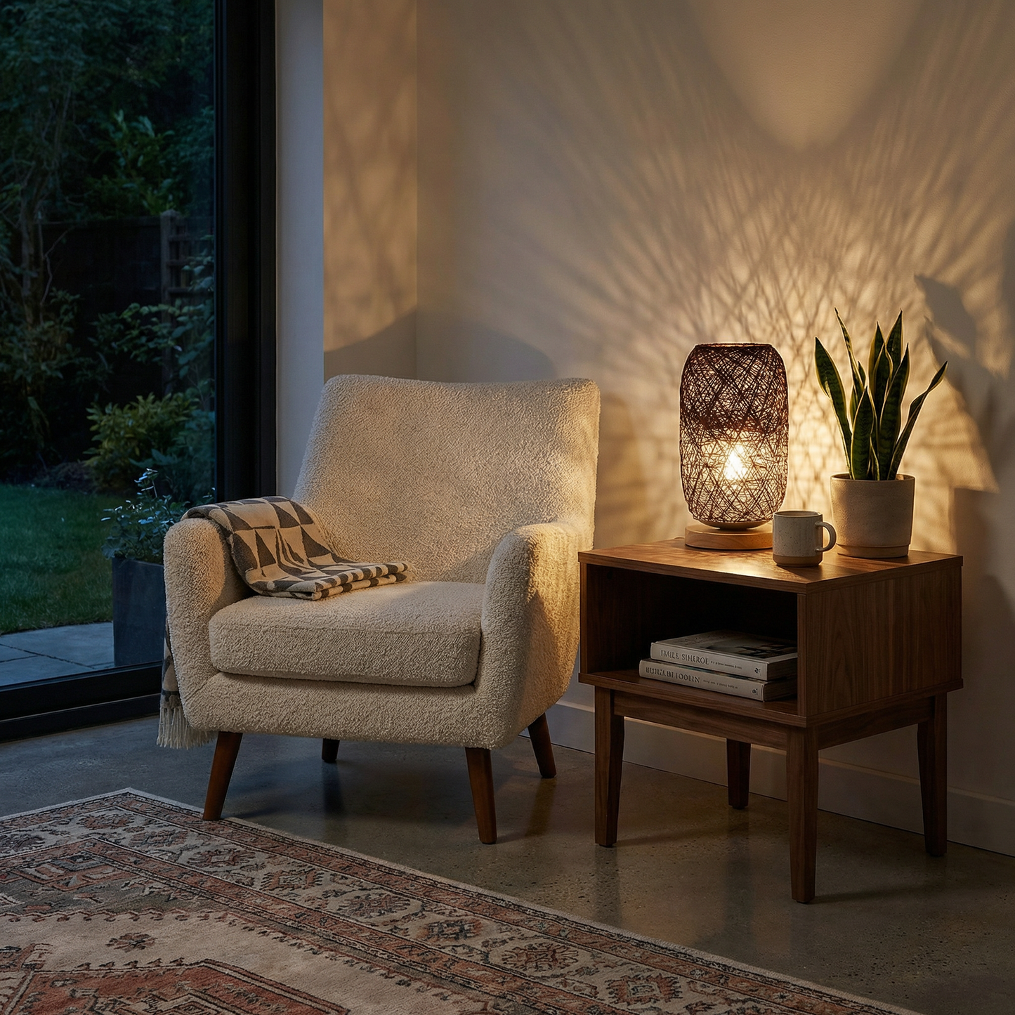 Lampe Rotin Bois Design Naturel – Veluma