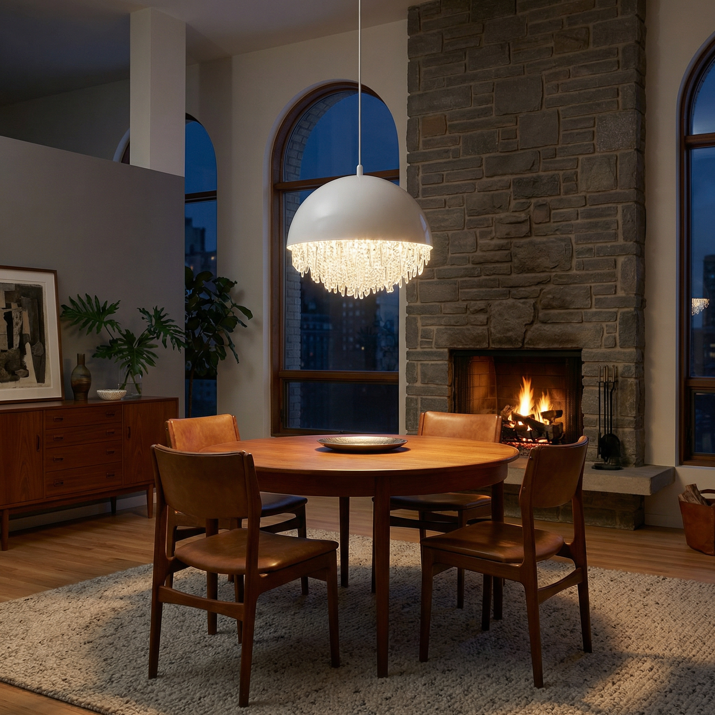 Suspension Haut de Gamme Finition Lunaire & Ambiance Poétique – Lune