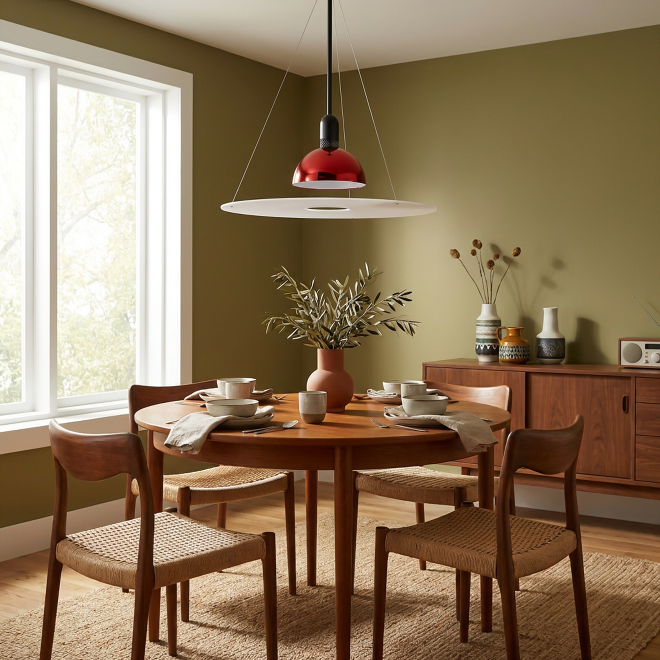 Plafonnier Design Circulaire Suspendu – Alcyon