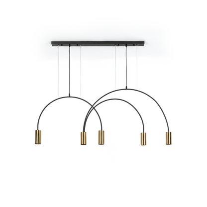Contemporary Modern Curves and Easy Installation Ceiling Light – Zeno