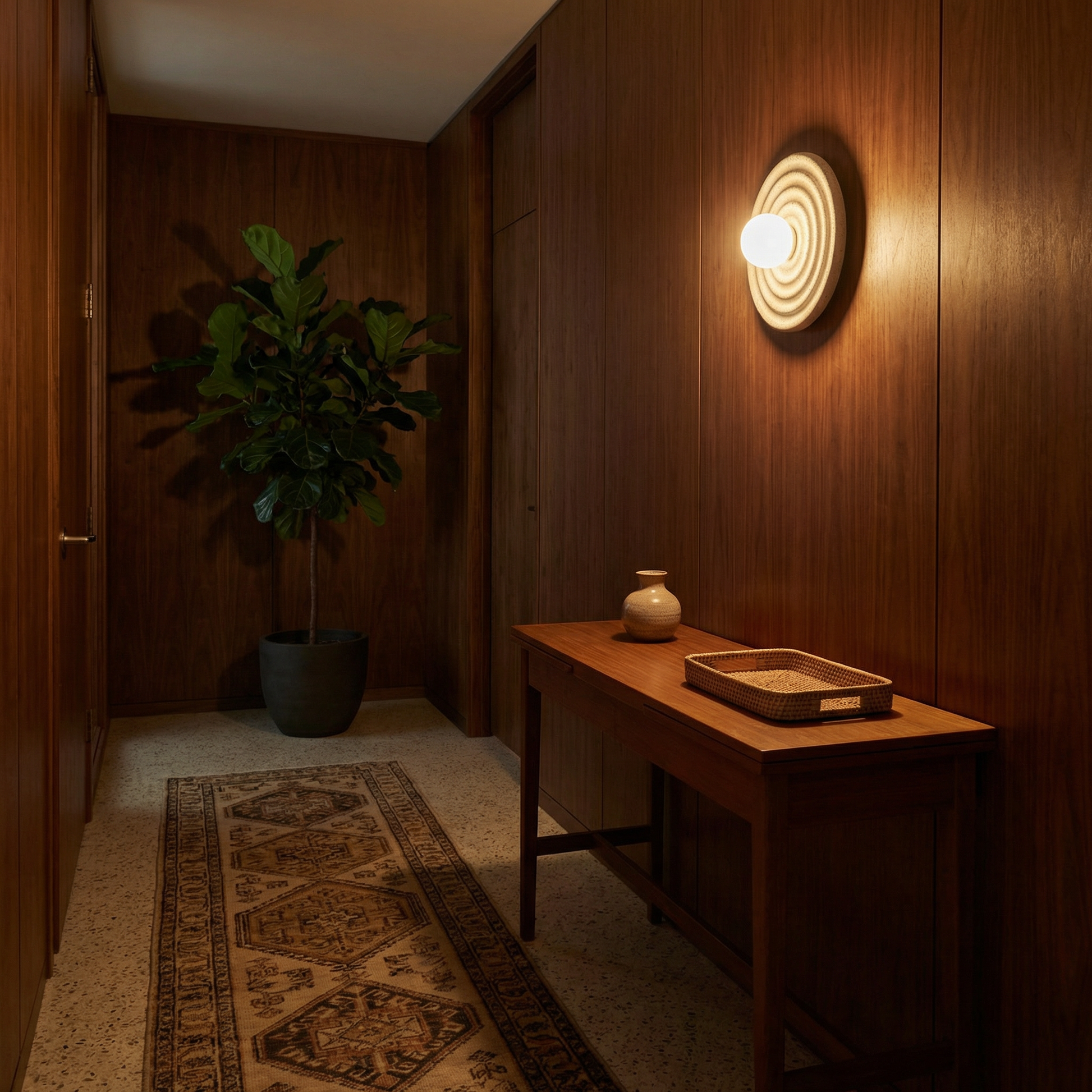 Applique murale Ondes Lunaires vue détail | Luxarmonie