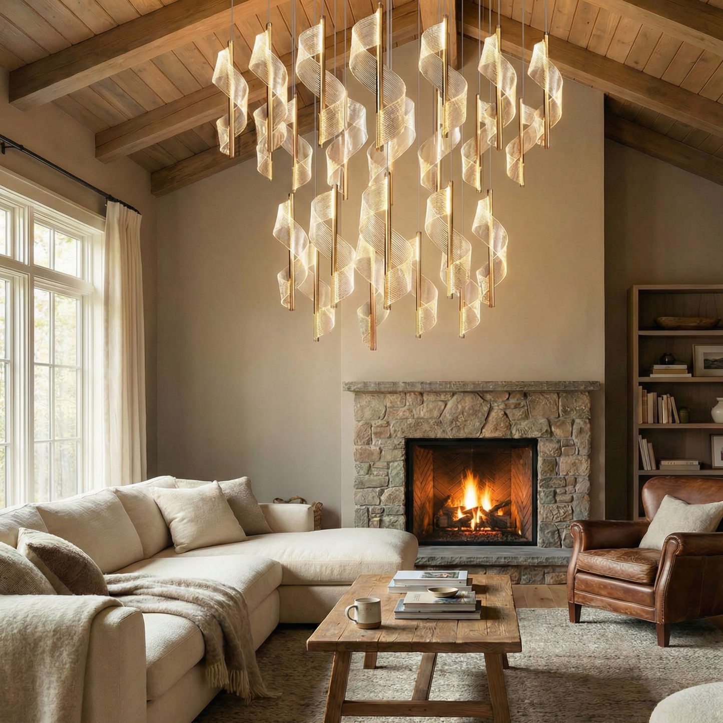 Lustre Spirélite vue détail | Luxarmonie