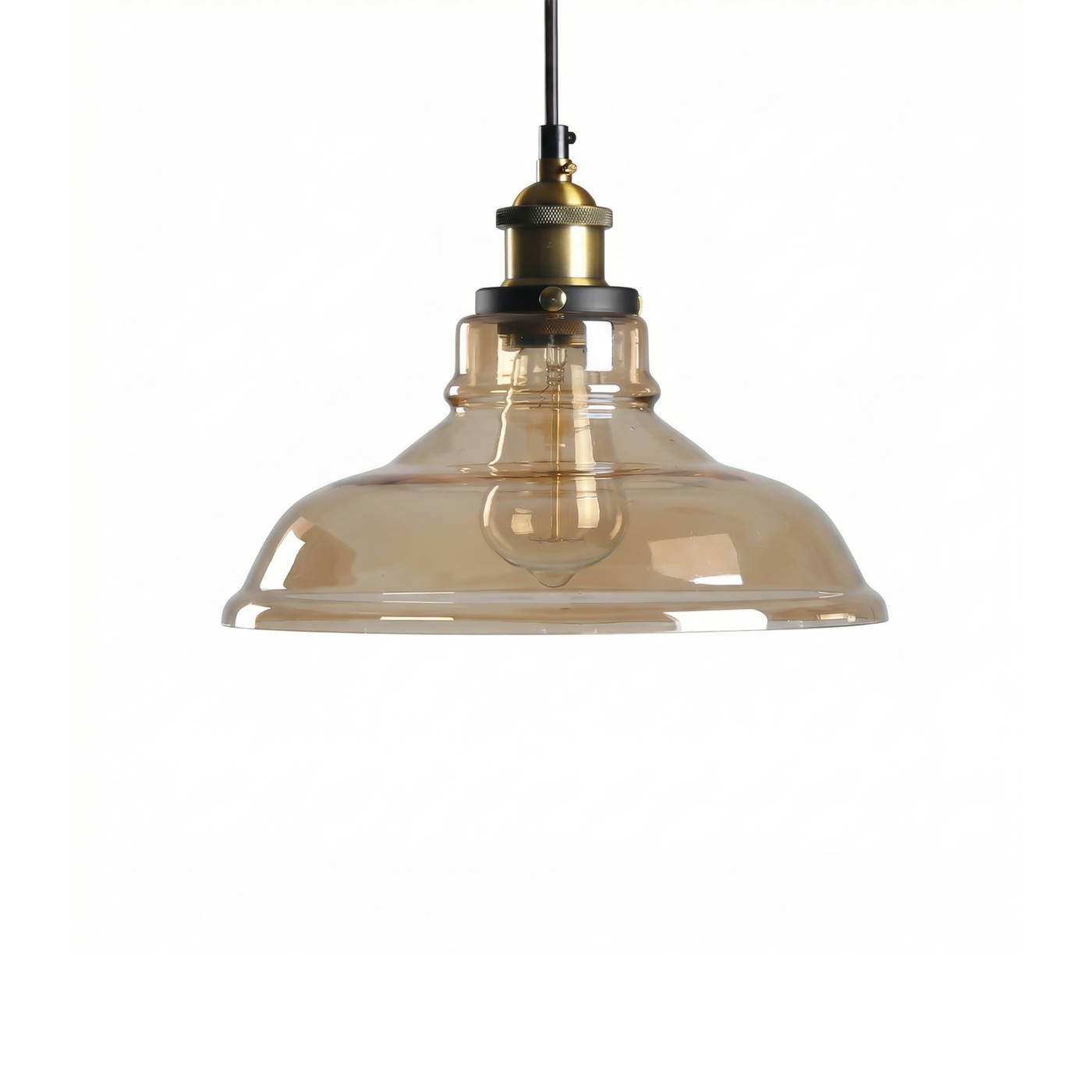 Suspension en verre fumé pour salons et chambres – Ornelica