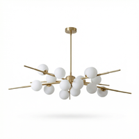 Lustre contemporain en aluminium pour salon – Artalys