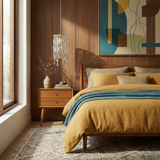 Plafonnier Design Prismes en Cristal & Ambiance Glamour – Reno