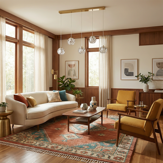 Suspension Crystallo vue ambiance | Luxarmonie