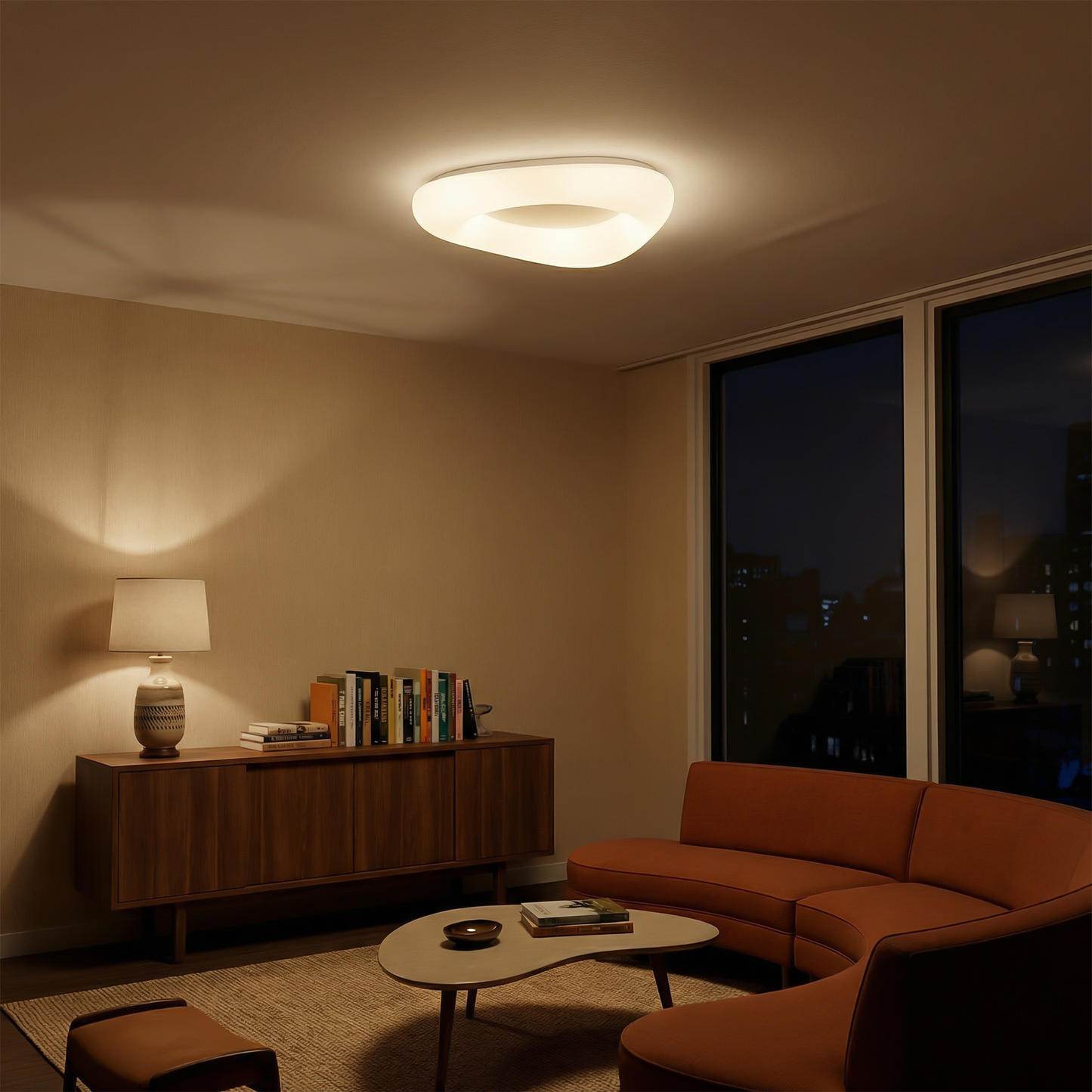 Plafonnier Célorio vue détail | Luxarmonie